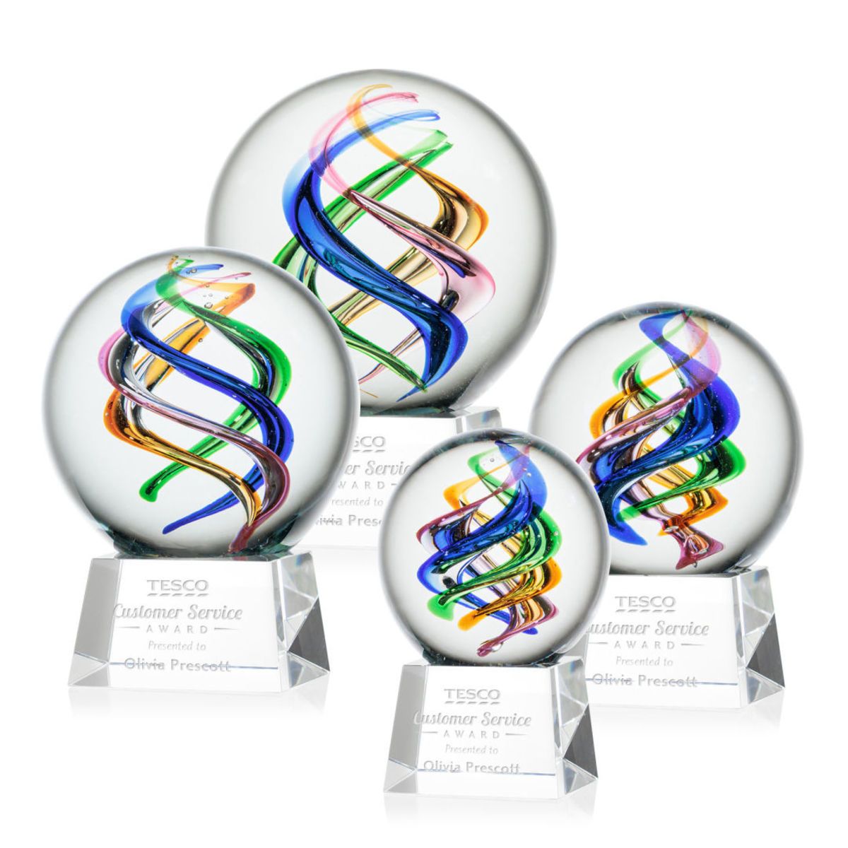Galileo Award on Robson Base - Clear