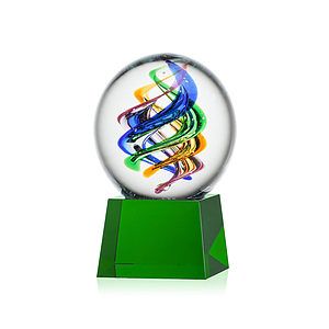 Galileo Award on Robson Base - Green