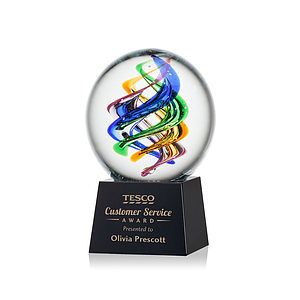 Galileo Award on Robson Base - Black