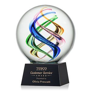 Galileo Award on Robson Base - Black