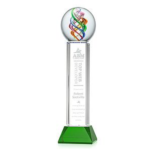 Galileo Award on Stowe Base - Green