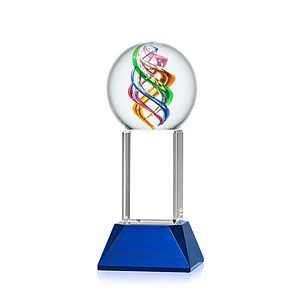 Galileo Award on Stowe Base - Blue