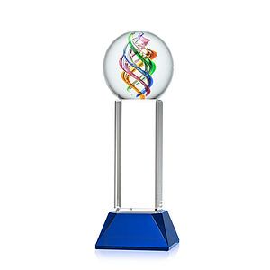 Galileo Award on Stowe Base - Blue