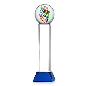 Galileo Award on Stowe Base - Blue