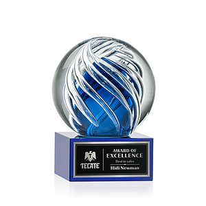 Genista Award on Hancock Base - Blue