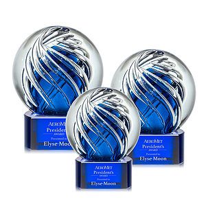 Genista Award on Paragon Base - Blue