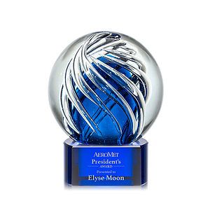 Genista Award on Paragon Base - Blue