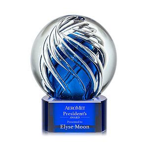 Genista Award on Paragon Base - Blue