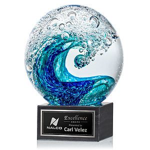 Surfside Award on Square Marble