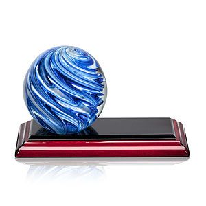 Naples Award on Rosewood Base
