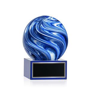 Naples Award on Hancock Base - Blue