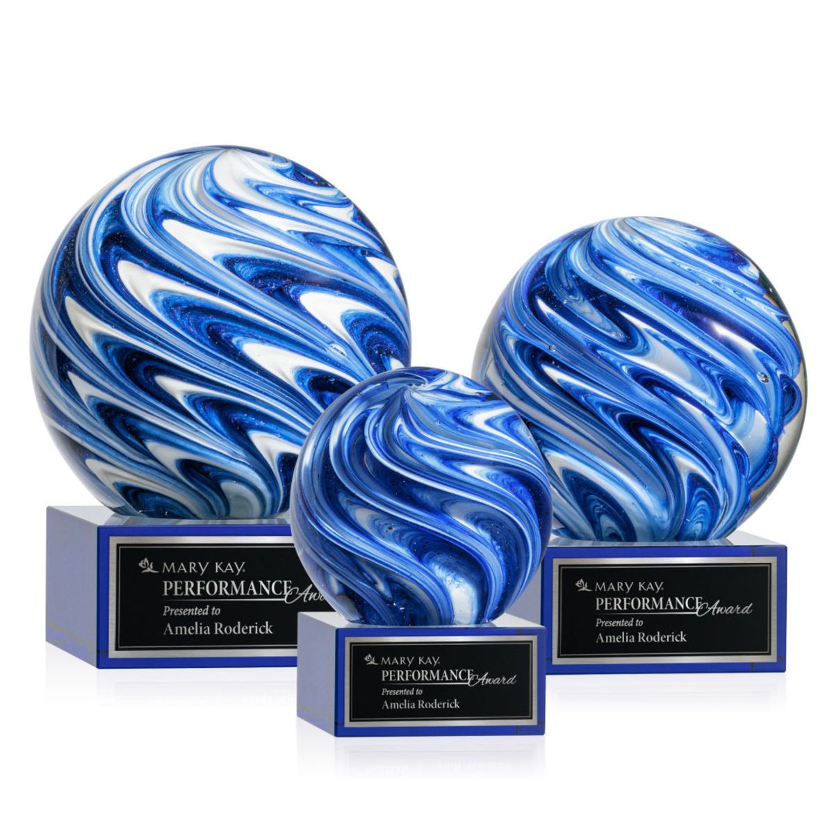 Naples Award on Hancock Base - Blue