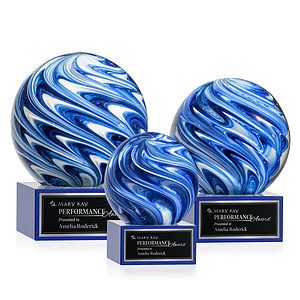 Naples Award on Hancock Base - Blue
