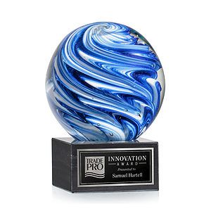 Naples Award on Square Marble Base
