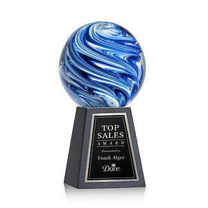 Naples Award on Tall Marble Base