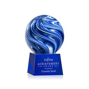 Naples Award on Robson Base - Blue