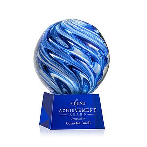 Naples Award on Robson Base - Blue
