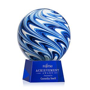 Naples Award on Robson Base - Blue