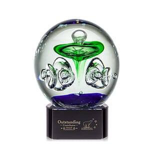 Aquarius Award on Paragon Base - Black
