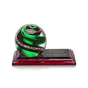 Zodiac Award on Rosewood Base