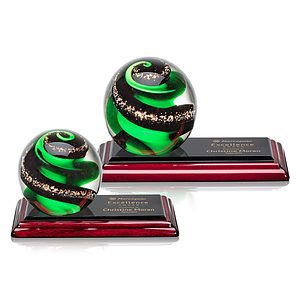Zodiac Award on Rosewood Base