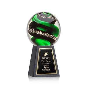 Zodiac Award on Tall Marble