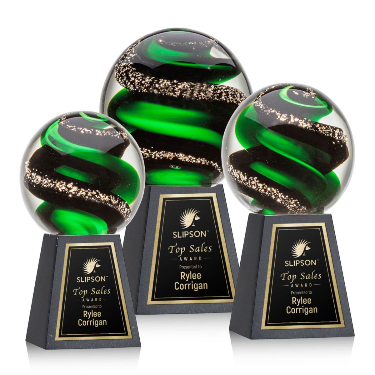 Zodiac Award on Tall Marble