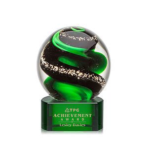 Zodiac Award on Paragon Base - Green