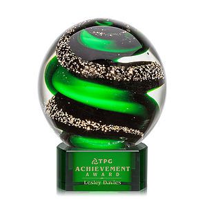 Zodiac Award on Paragon Base - Green