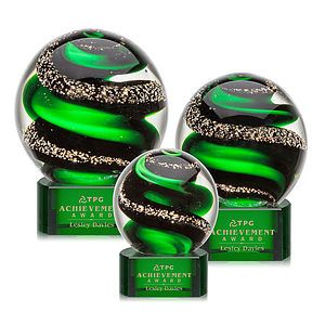 Zodiac Award on Paragon Base - Green