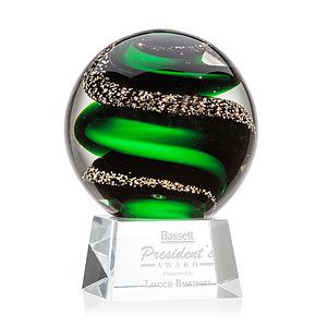 Zodiac Award on Robson Base - Clear