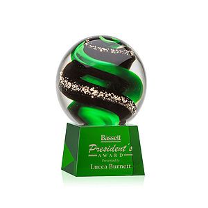 Zodiac Award on Robson Base - Green