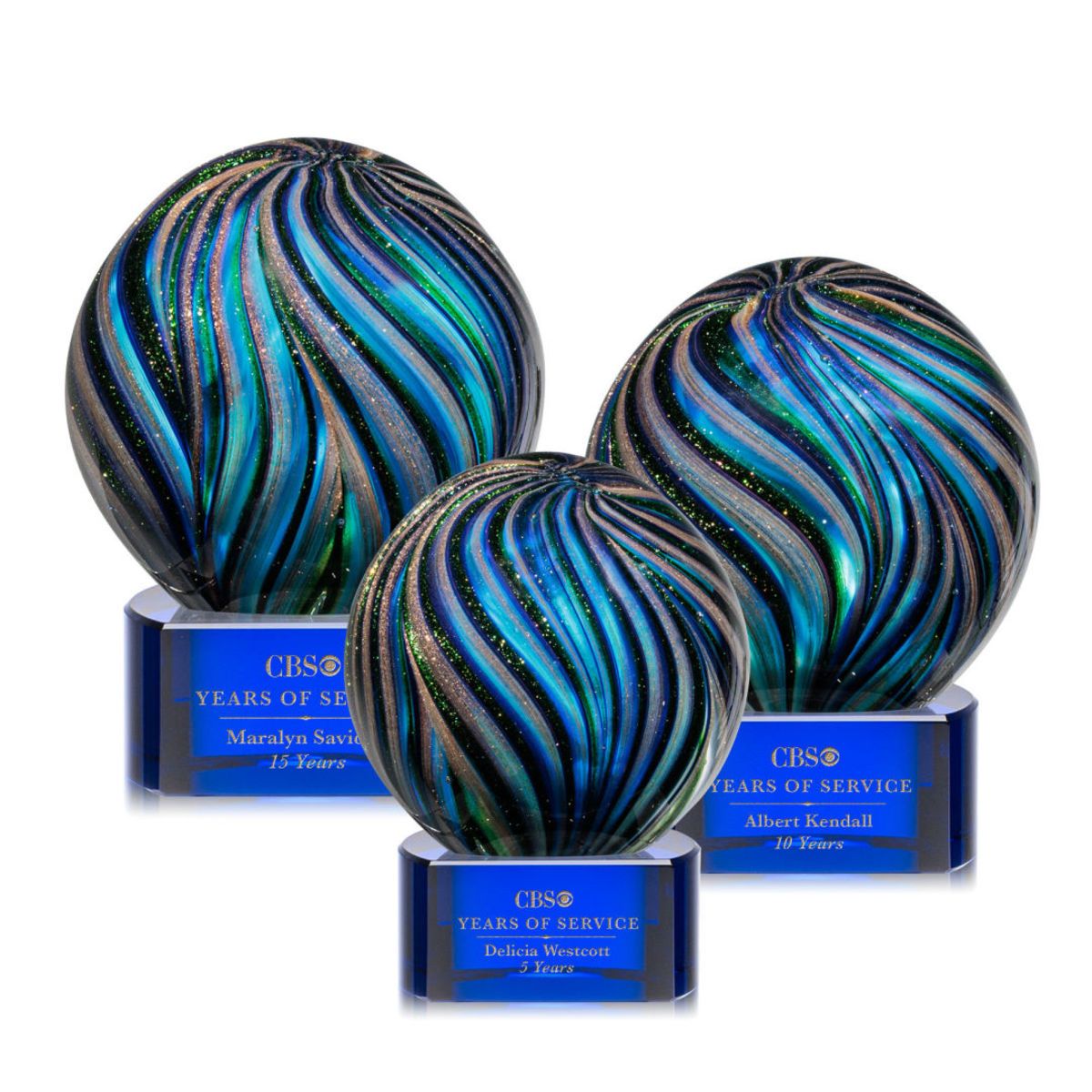 Malton Award on Paragon Base - Blue