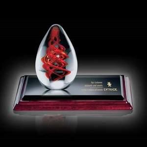 Helix Award on Rosewood Base