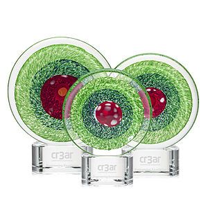 On Target Award on Clear Base