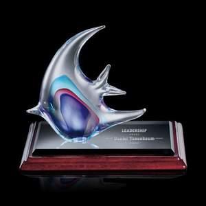 Neptune Fish Award on Rosewood Base