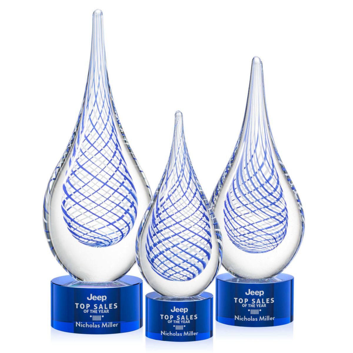 Kentwood Award on Marvel Base - Blue
