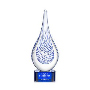 Kentwood Award on Paragon Base - Blue