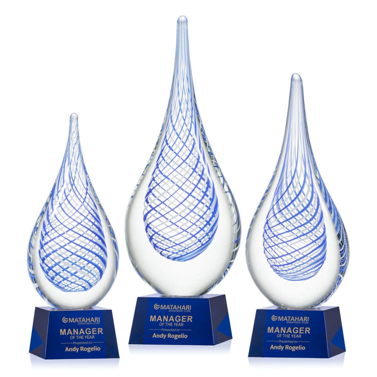 Kentwood Award on Robson Base - Blue