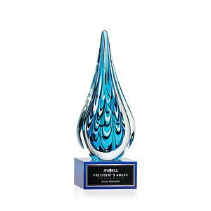 Worchester Award on Hancock Base - Blue