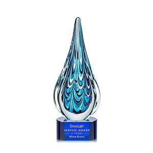 Worchester Award on Paragon Base - Blue