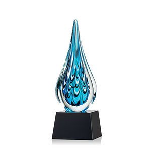 Worchester Award on Robson Base - Black
