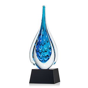 Worchester Award on Robson Base - Black