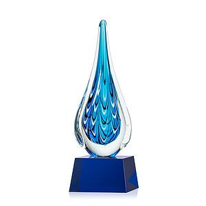 Worchester Award on Robson Base - Blue