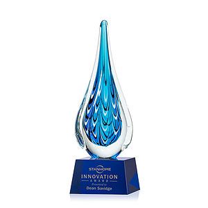 Worchester Award on Robson Base - Blue