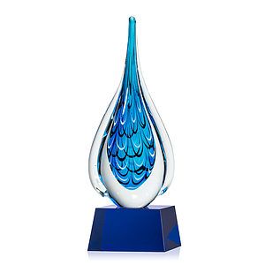Worchester Award on Robson Base - Blue