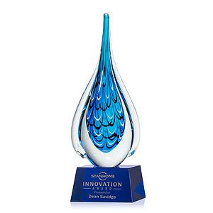 Worchester Award on Robson Base - Blue