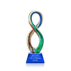 Duarte Award on Sheffield Base - Blue