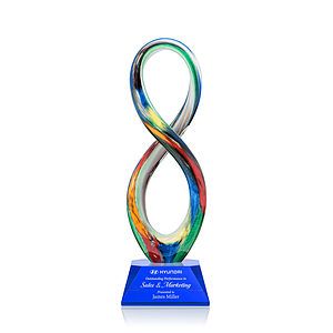 Duarte Award on Sheffield Base - Blue