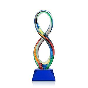 Duarte Award on Sheffield Base - Blue